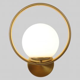 LAMPARA DE MURO MODELO ORBIT COLOR ORO
