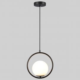 Luminaria Colgante Chica Color Negro Modelo Orbit