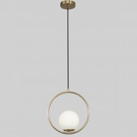 Luminaria Colgante Chica Dorada Modelo Orbit