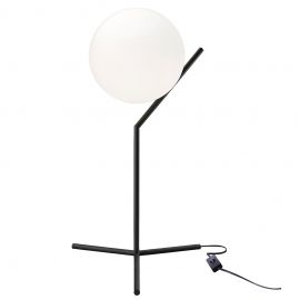 Lámpara de mesa 1 Luz Mod. SONNE NEGRO ø200*H480mm