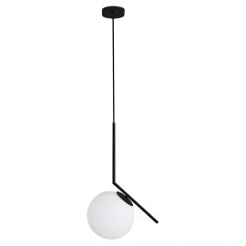 Lámpara colgante 1 Luz 60W Mod. SONNE NEGRO ø200*H380mm