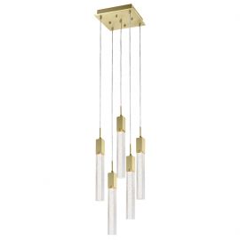 Luminaria Colgante 5 Luces 5*5W Mod. SOHO ORO