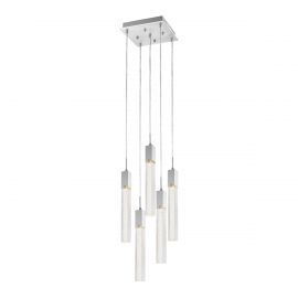 Luminaria Colgante 5 Luces 5*5W Mod. SOHO CROMO