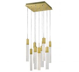 Luminaria Colgante 9 Luces 9*5W Mod. SOHO ORO