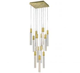 Luminaria Colgante 13 Luces 13*5W Mod. SOHO ORO