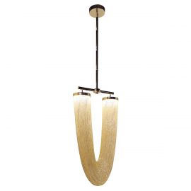 Luminaria Colgante LED 2 Luces Mod. OTHELLO ORO