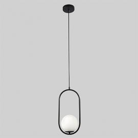 Luminaria colgante 1 Luz Mod. ORBIT NEGRO MEDIANA