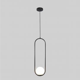 Luminaria Colgante Negro Modelo Orbit Grande