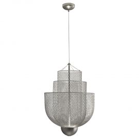 Lámpara colgante LED modelo CLOÉ-NIQUEL