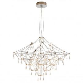 LUMINARIA COLGANTE COLOR CROMO MODELO TOLOUSE