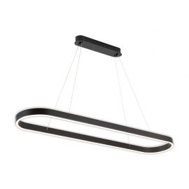LUMINARIA COLGANTE LED COLOR NEGRO MODELO LINA