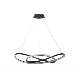 Luminaria Colgante LED 80W Mod. ROMA NEGRO