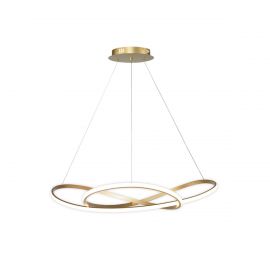 Luminaria Colgante LED 80W Mod. ROMA ORO