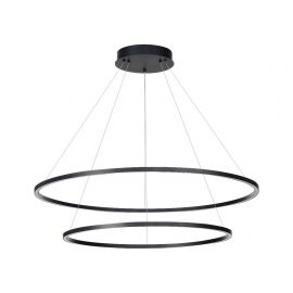 Luminaria colgante LED 69W Negro modelo Neo