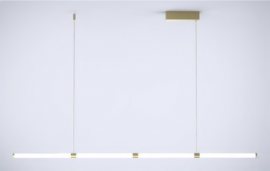 Luminaria colgante LED 28W Oro modelo Tub