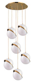 Luminaria colgante 6 Luces Mod. JANE LATON