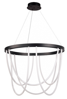 Luminaria de Pared LED 95W Mod. PAVLOVA NEGRO