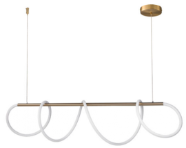 Luminaria Colgante 52W LED Mod. PAVLOVA ORO