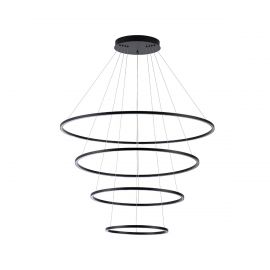 Luminaria colgante LED 130W Negro modelo Neo