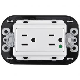 Toma de corriente Dúplex Grado Hospital 15A 125V 3 mód.     