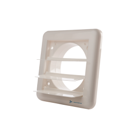 Rejilla 5pulg. p/ Ducto de Extractor de Aire Blanco ABS