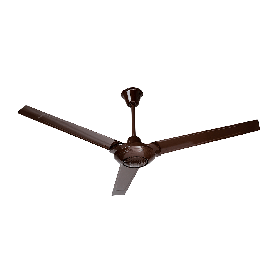 Ventilador Mod. TIFON INDUSTRIAL Chocolate 56pulg. Metal SIN LUZ