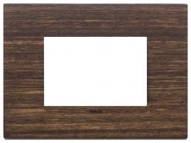 Placa 3 modulos Eikon Exe Madera Eucalipto