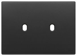 Placa 2 modulo Eikon Vintage Gris Antarcita