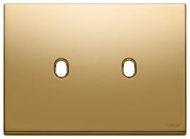 Placa 2 modulo Eikon Vintage Oro
