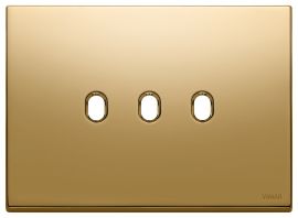 Placa 3 modulo Eikon Vintage Oro