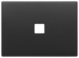 Placa 1 modulo Eikon Vintage Flat Gris Antracita